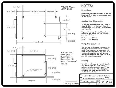 arduino mega shield dimensions